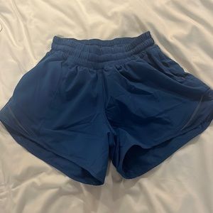 Lululemon blue Hotty hot shorts size 2 tall
